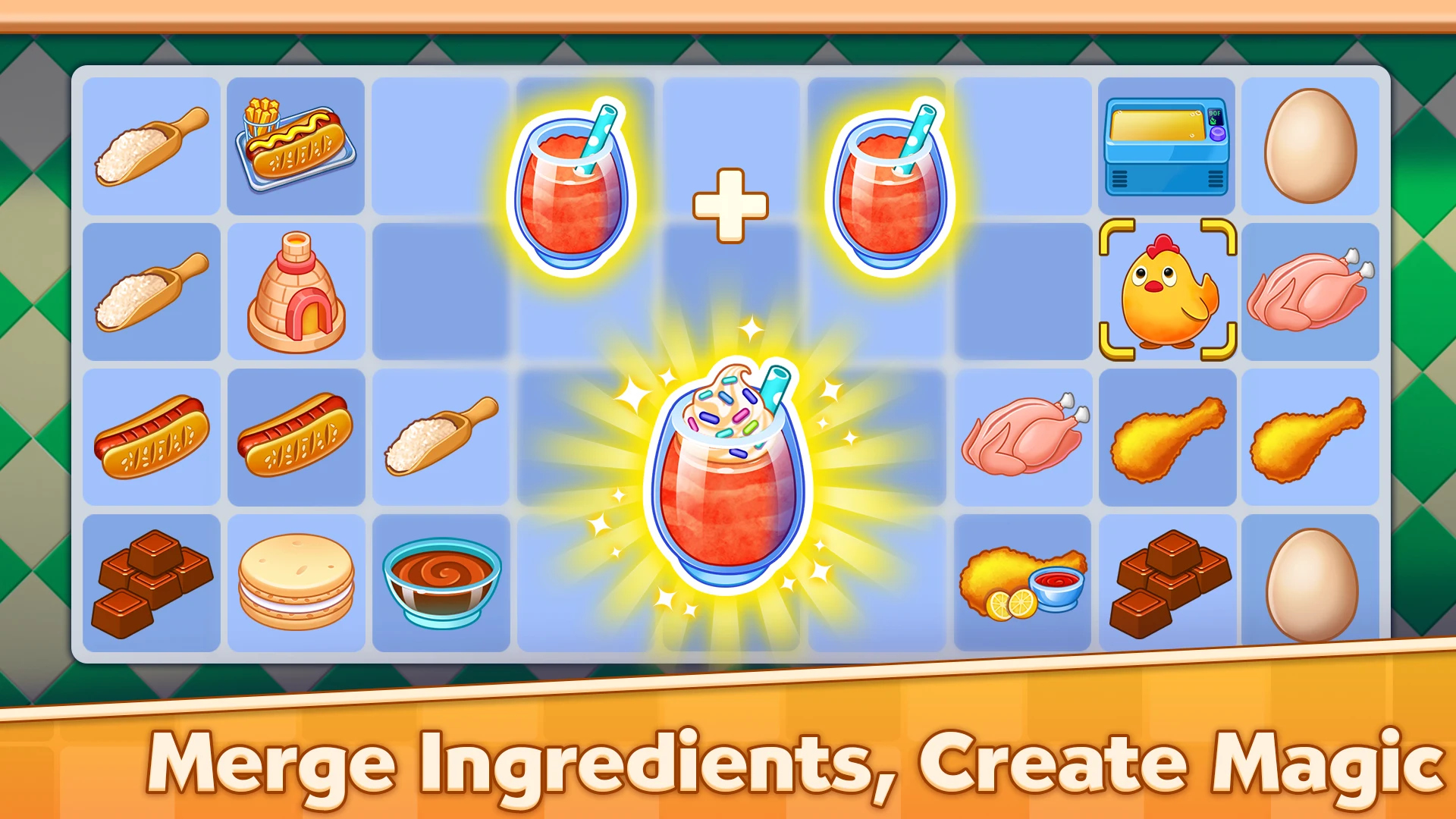 Magic Kitchen : Merge Game screenshot