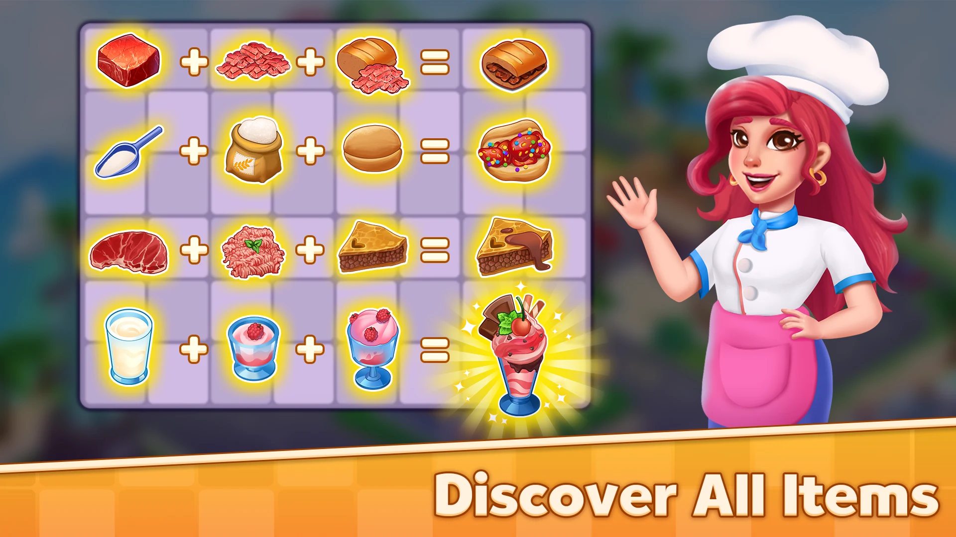 Magic Kitchen : Merge Game screenshot
