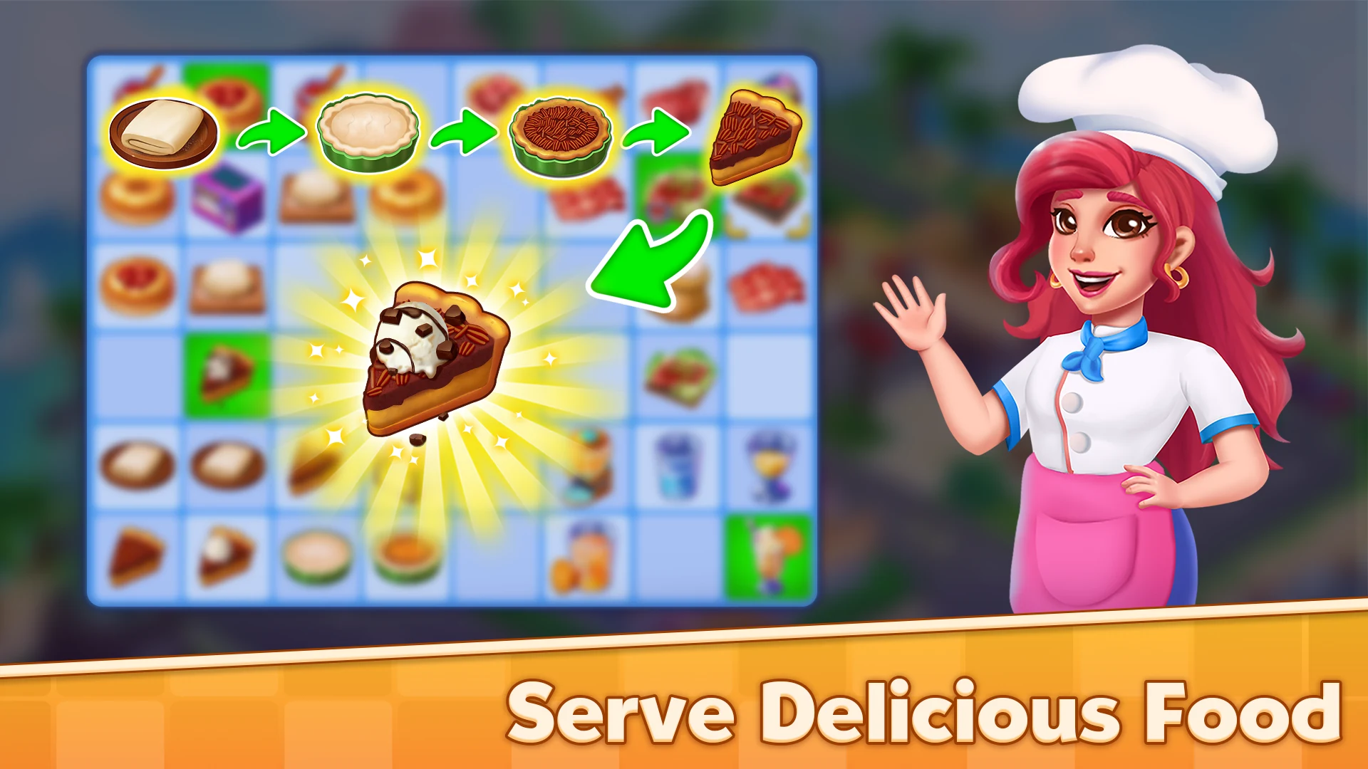 Magic Kitchen : Merge Game screenshot