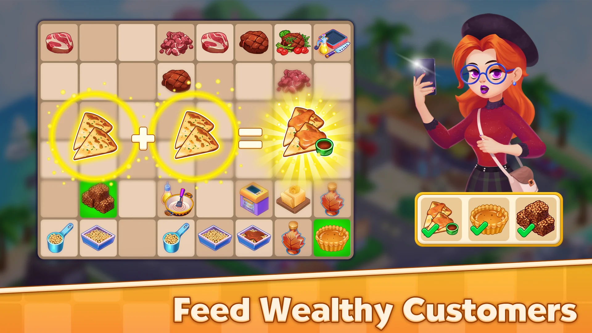 Magic Kitchen : Merge Game screenshot