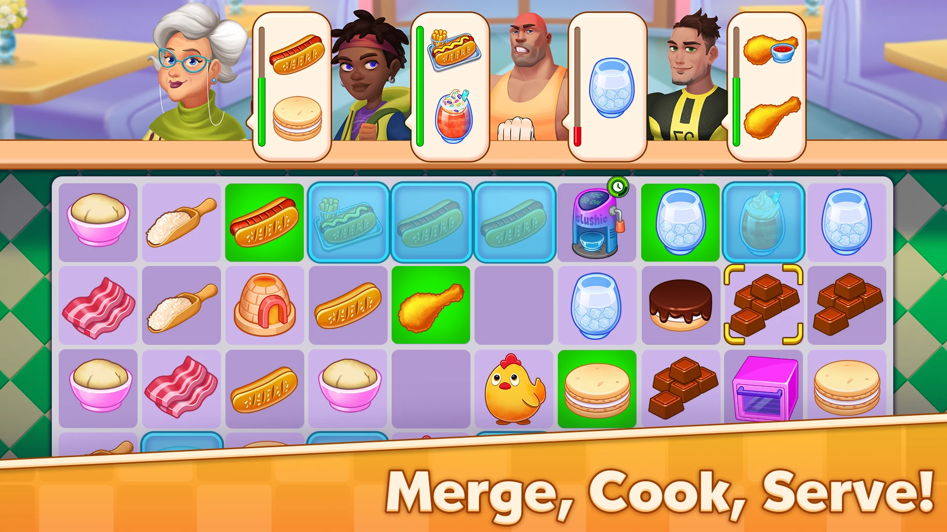 Magic Kitchen : Merge Game screenshot