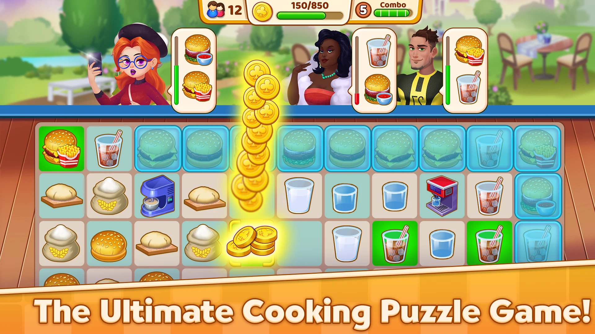 Magic Kitchen : Merge Game screenshot